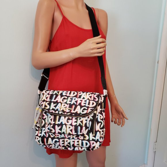 Karl Lagerfeld Handbags - NWT KARL LAGERFELD LOGO Crossbody/ Shoulder Bag.